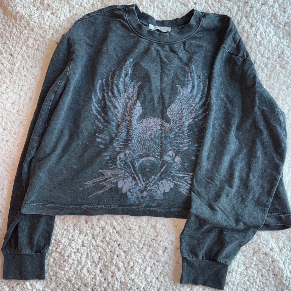 Project Social T Charcoal Long Sleeve Tee